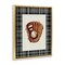 Stupell Industries Baseball Glove with Plaid Floating Frame, design by Arlington Prints